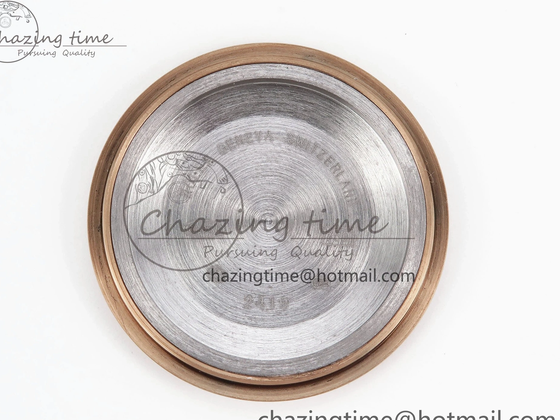 MiroTime 0209 OdorResistant Day Date 36 RG TWSF Best Edition White Diamonds Dial on RG Bracelet A 1610